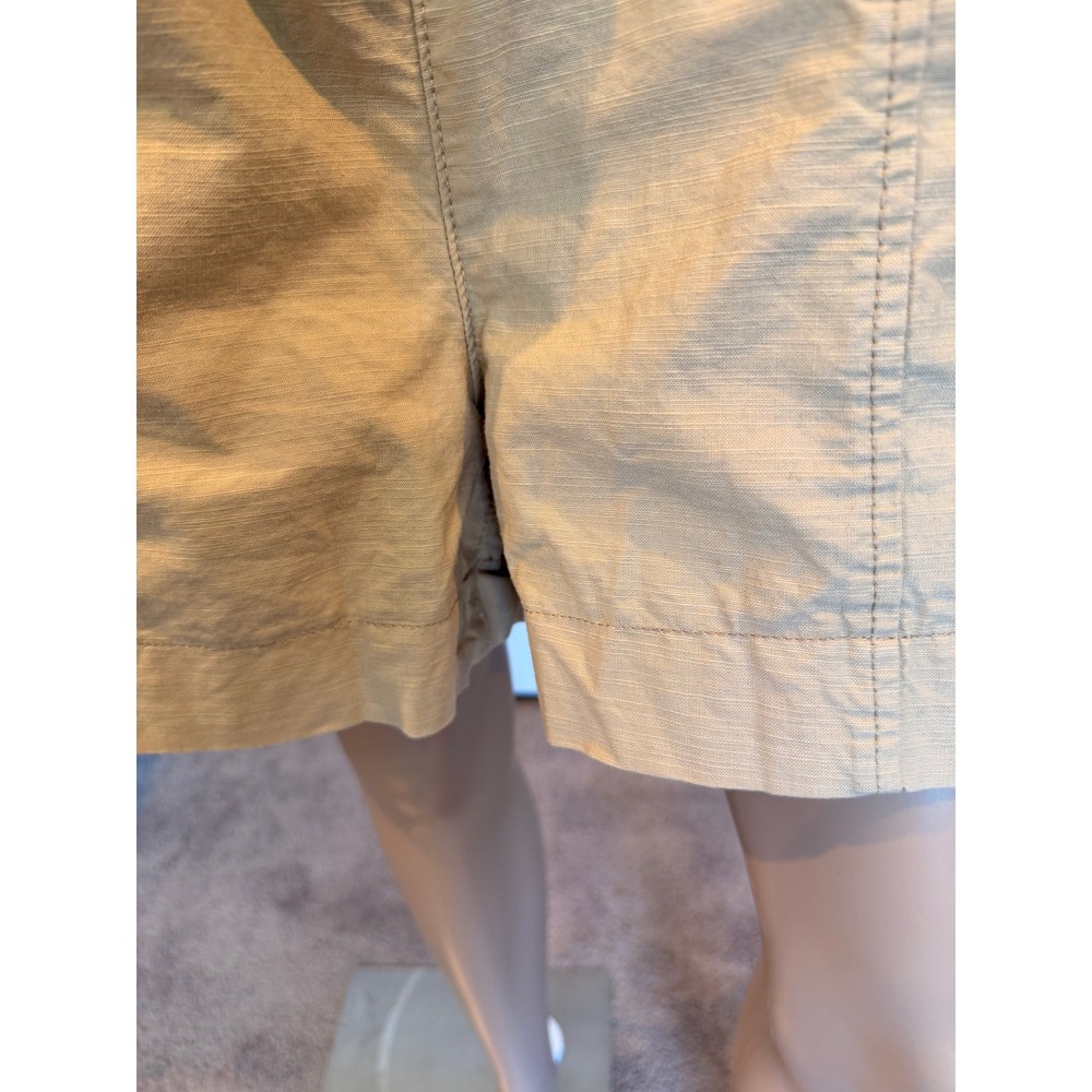 Signature by Levi Strauss Womens Khaki Utility Shorts Elastic Waist XXL Retreat - Picture 9 of 15